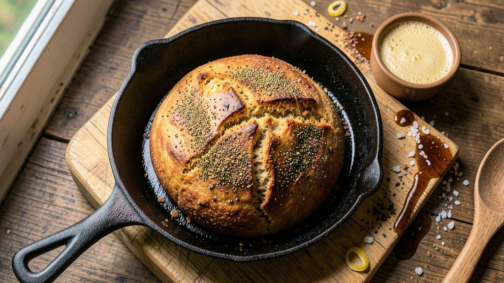 Authentic Jamaican Hard Dough Bread Recipe: Crispy Za'atar Crunch With Foil-Sealed Softness