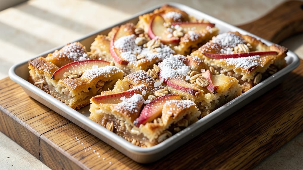 Apple Crisp Shortbread Bars Recipe: Warm Spice Crunch Meets Buttery Sweetness