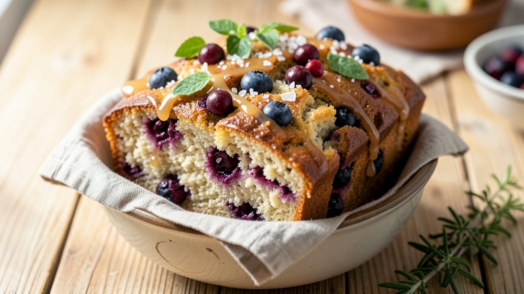 Amish Blueberry Bread Recipe By Daughter: Homestyle Swirls With Juicy Berries