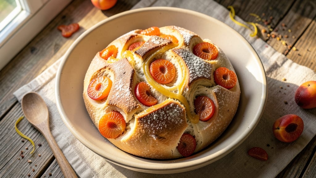 Apricot Yeast Bread Recipe: Sweet-Fruit Swirls and Crusty Gold Crunch