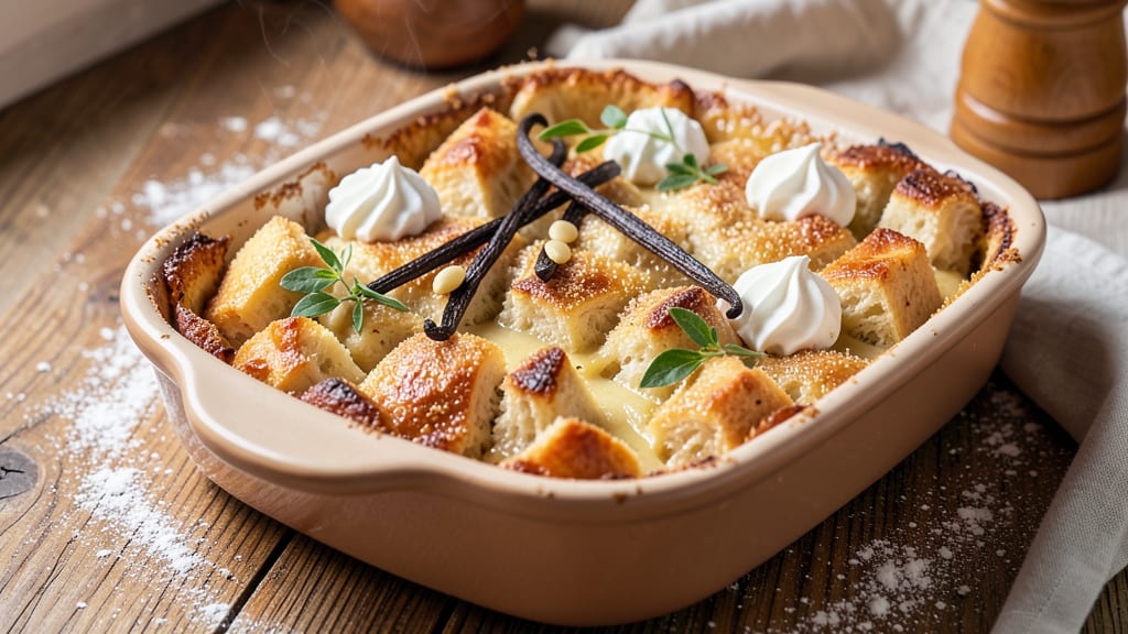 Authentic Bread Pudding Recipe: Vanilla-Infused Crisp Edges and Silky Centers