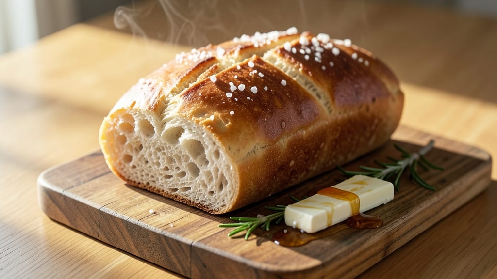 Airy Homemade Bread Recipe: Light-as-Cake Loaf With No-Knead Magic