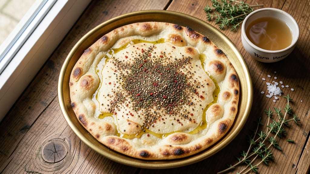 American Indian Flat Bread Recipe: Zaatar-Spiced Crunch With Foil-Sealed Softness