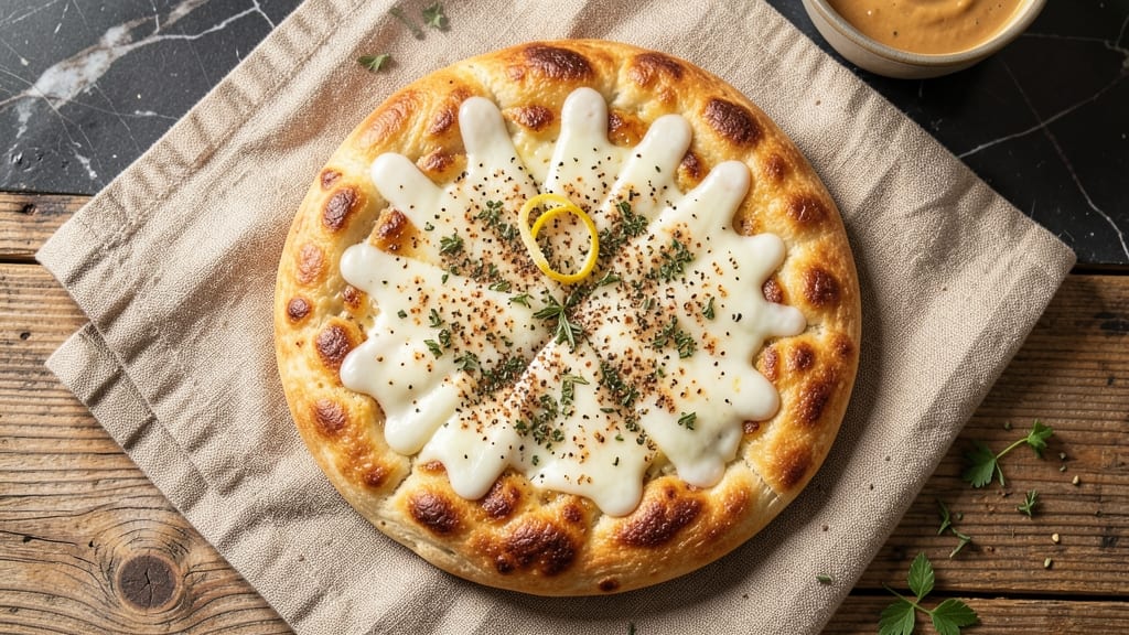 Air Fryer Cottage Cheese Flatbread Recipe: Crispy Za'atar Crunch With Melty Cheese Pull