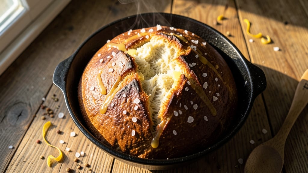 Artisanal Bread Recipe Dutch Oven: Crusty Crunch With Foil-Sealed Juice Lock