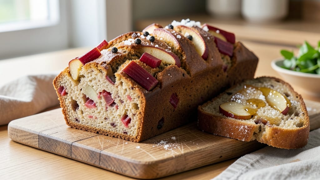 Apple Rhubarb Bread Recipe: Fruit-Infused Loaf With Tangy-Sweet Balance