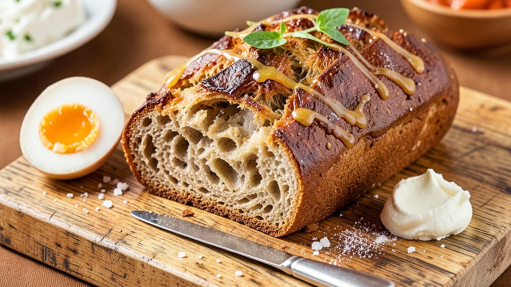 Animal-Based Bread Recipe: Savory Cheese and Herb Loaf With Foil-Sealed Crust
