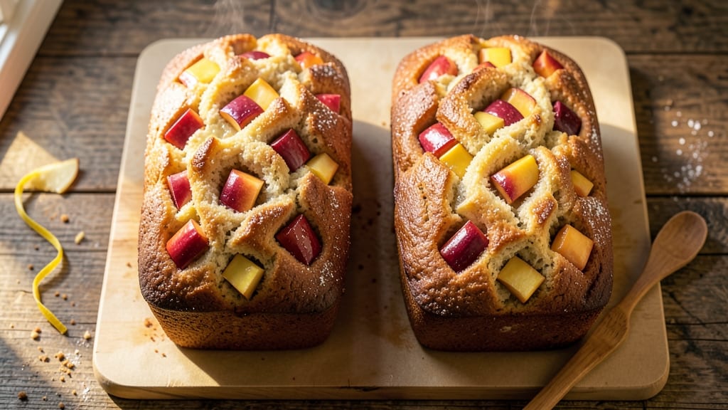 Apple Bread Recipe for 2 Loaves: Warm Spice and Apple Pie Filling in One Pan