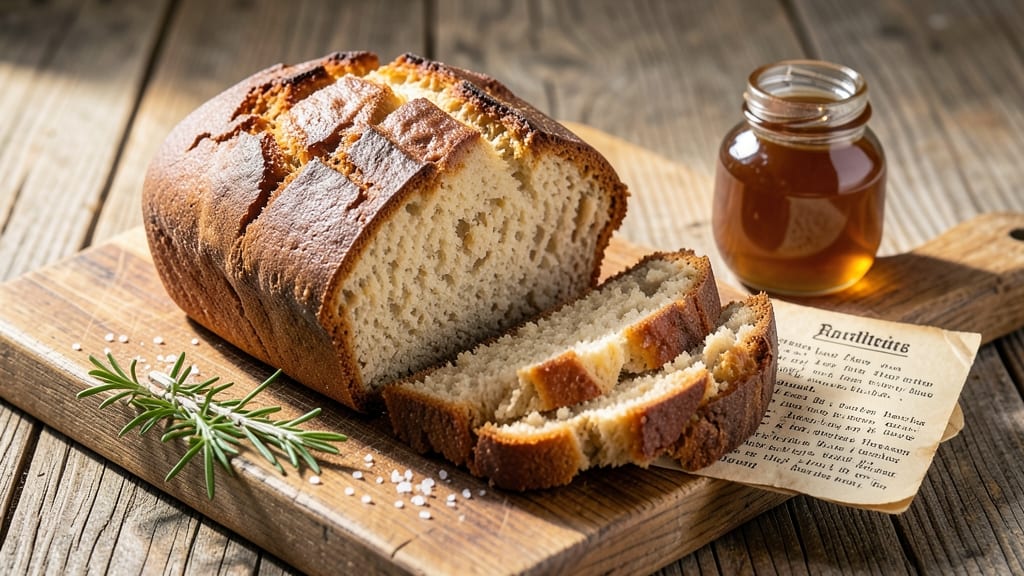 Amish Friendship Bread Recipe Card: Cardamom-Spiced Swirls and Foil-Sealed Tenderness