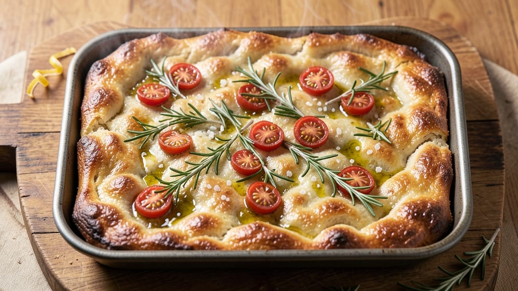 Anna Olson's Focaccia Bread Recipe: Olive Oil-Pooled Crust With Herbed Chew