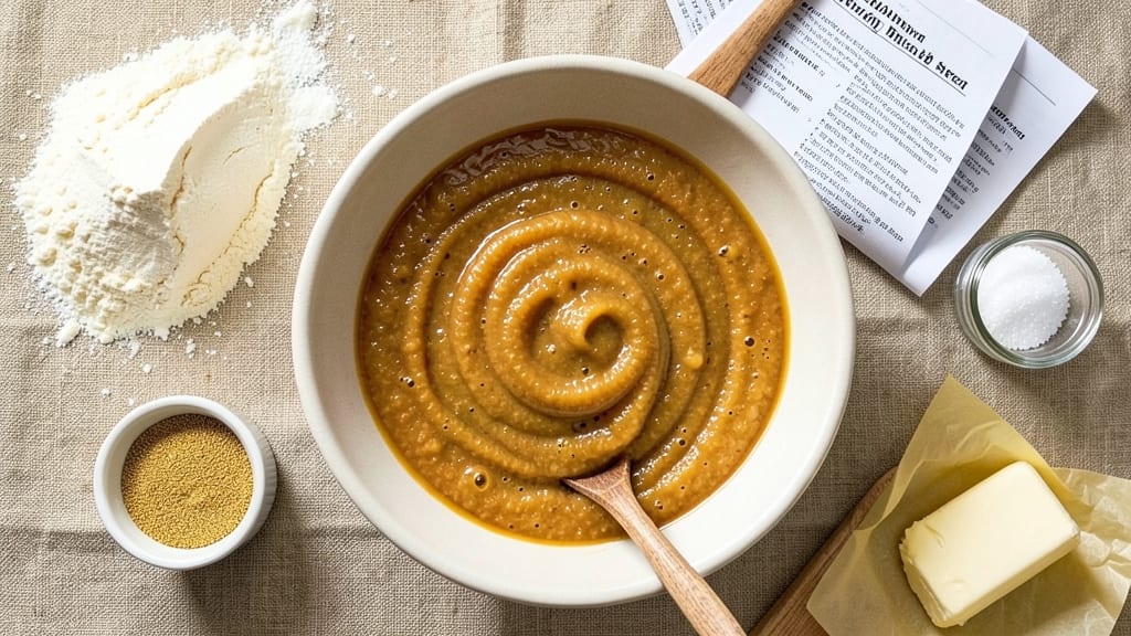 Amish Friendship Bread Starter Recipe Printable: Foil-Sealed Rise for Tangy, Crusty Perfection
