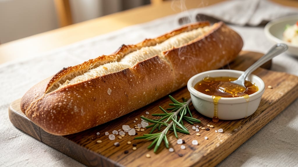Artisan Baguette Bread Recipe: Crispy Crust, Airy Crumb in 6 Hours
