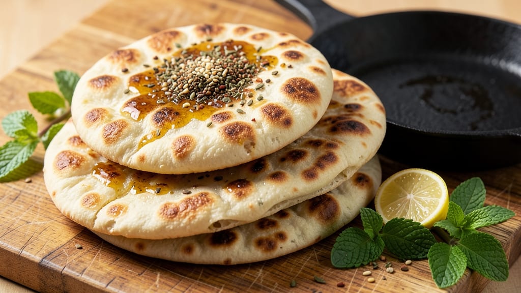 African Chapati Bread Recipe: Soft Pillowy Layers With Za’atar Crunch