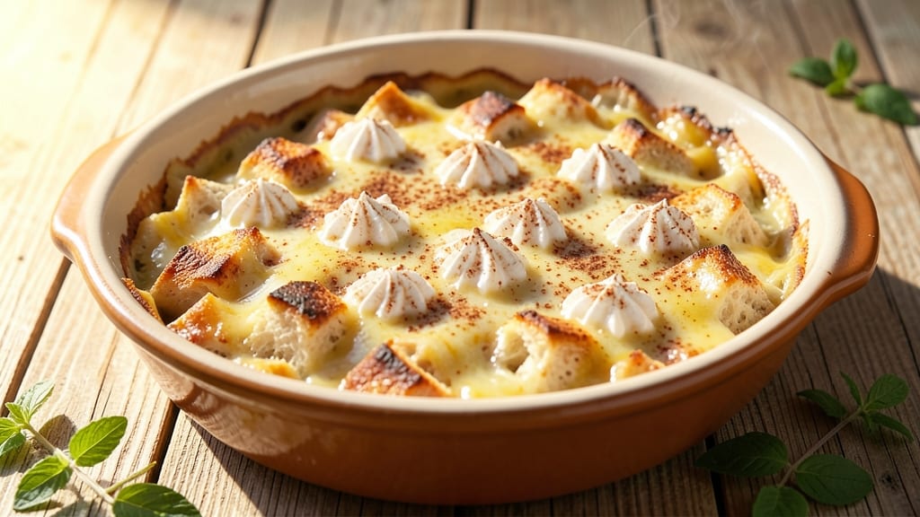 Abuelo's Mexican Bread Pudding Recipe: Cinnamon-Spiced Crunch With Foil-Sealed Gooey Core