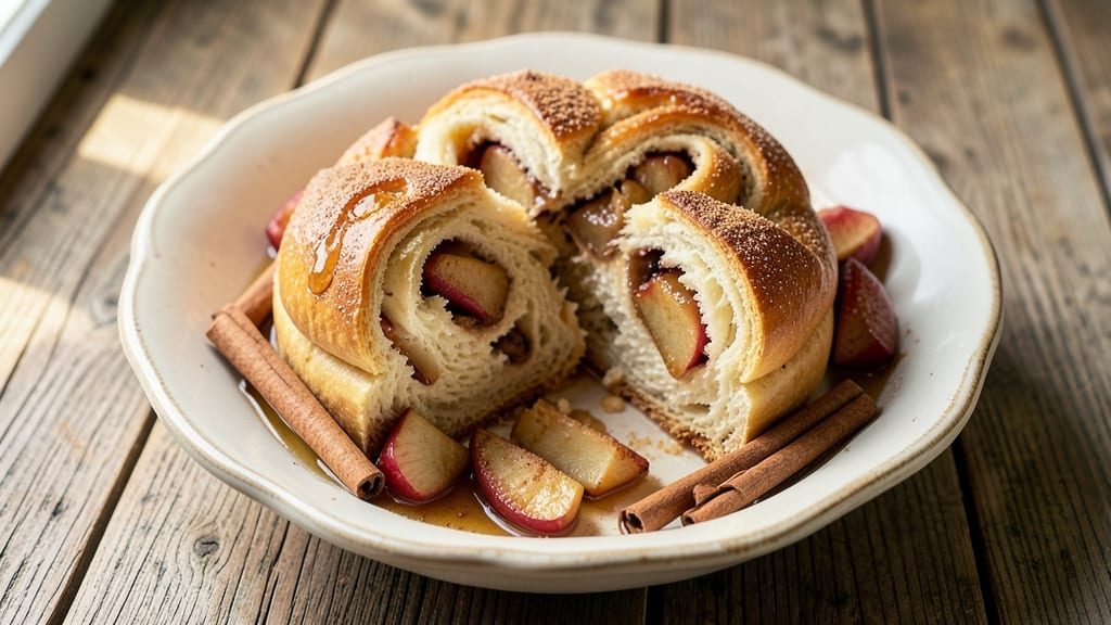 Apple Cinnamon Brioche Bread Recipe: Foil-Sealed Swirls and Buttery Rise