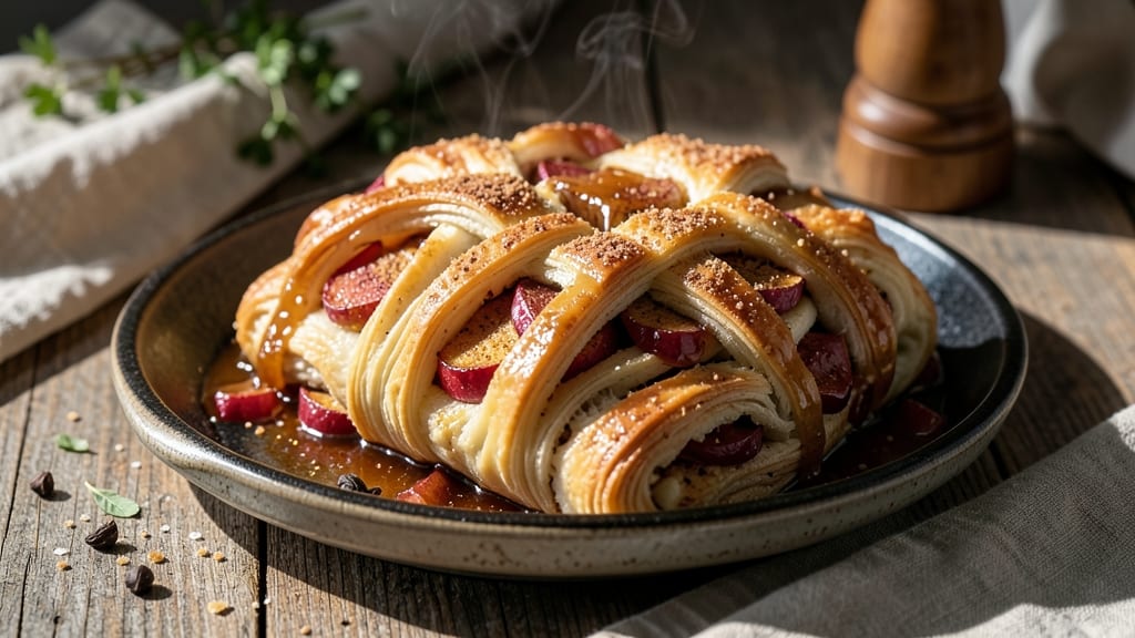 Apple Strudel Bread Machine Recipe: Warm Spiced Apple Filling in Crusty Layers
