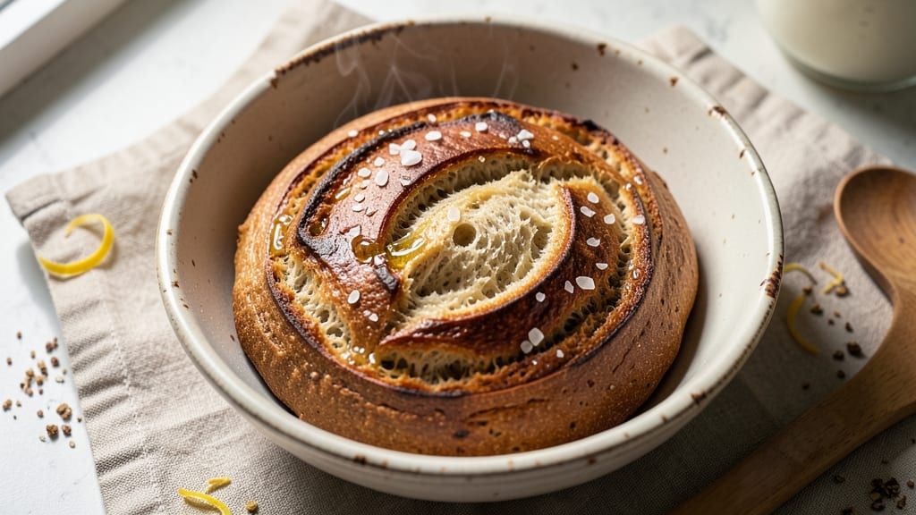 900g Sourdough Bread Recipe: No-Knead Rise for Crusty, Airy Loaves