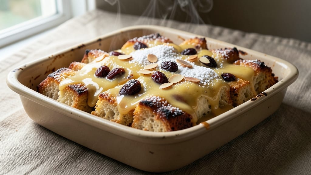 American Bread Pudding Recipe: Vanilla-Cinnamon Crunch with Foil-Sealed Creaminess