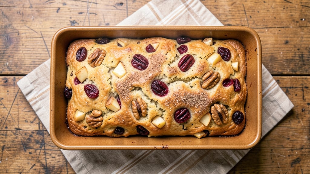 Apple Cranberry Bread Recipe With Dried Cranberries: Warm Spice and Fruit Swirls in Every Slice