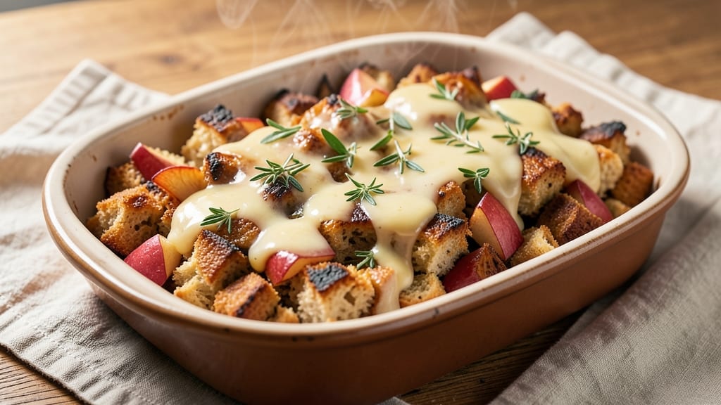 Apple Bread Stuffing Recipe: Crispy-Edged, Apple-Infused Comfort in One Pan