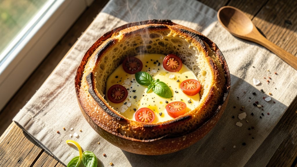 Artisan Bread Bowl Recipe: Hollowed Crust for Soups and Stews