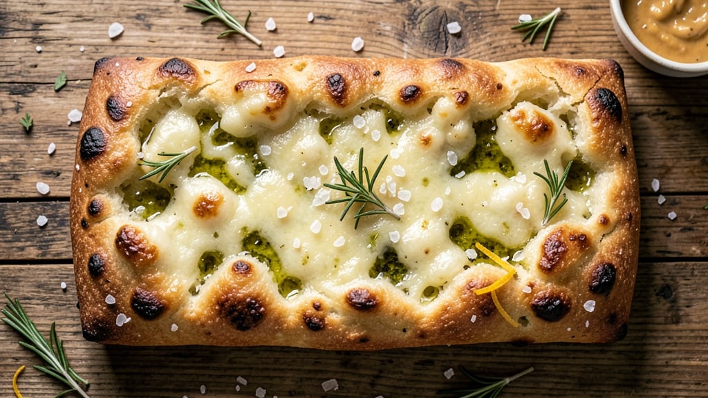 Asiago Cheese Focaccia Bread Recipe: Melty Pockets and Crusty Edges
