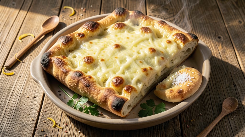 Authentic Turkish Pide Bread Recipe: Flaky Layers Stuffed With Cheese and Spice