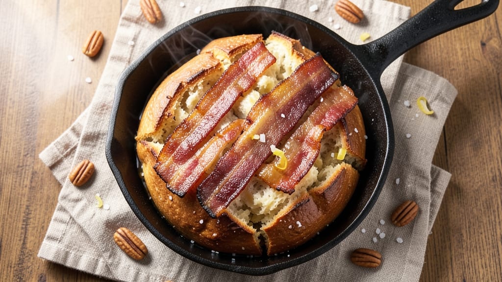 Bacon Beer Bread Recipe: Smoky Crust and Foil-Sealed Juice Lock