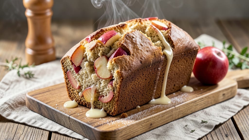 Amazing Apple Bread Recipe: Spiced Apple Swirls with Crusty Gold Top