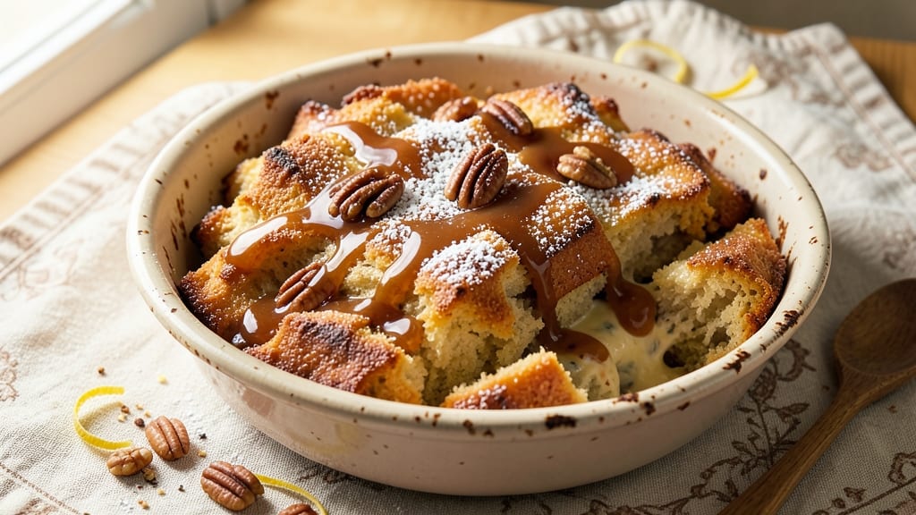 Antique Bar and Bakery Bread Pudding Recipe: Bourbon-Infused Crunch and Creamy Vanilla Swirls