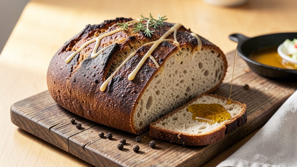 American Rye Bread Recipe: Sourdough-Infused Crust With Deep Malty Flavor