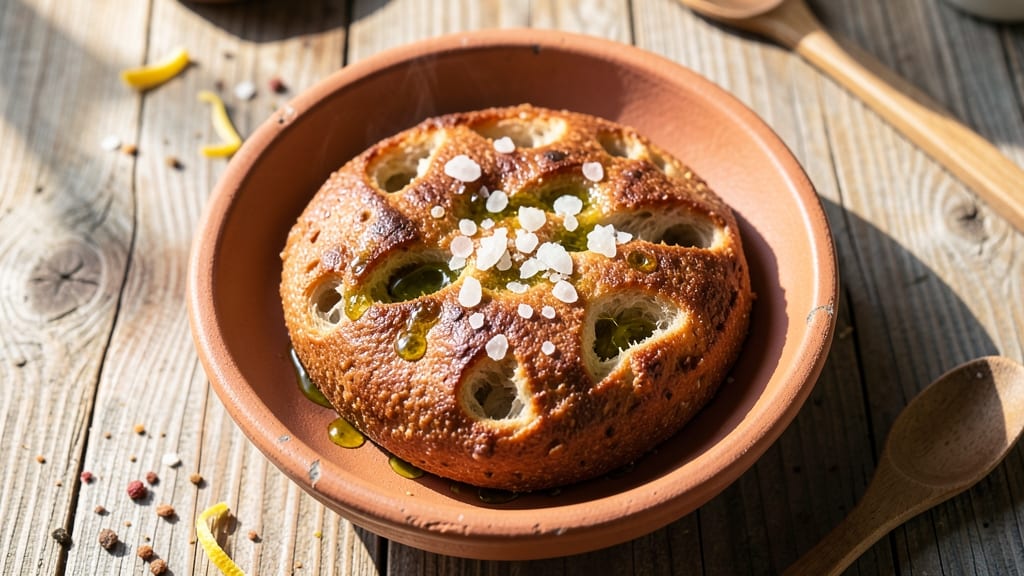 Authentic Tuscan Bread Recipe: Rustic Olive Oil Crust With Foil-Sealed Chew