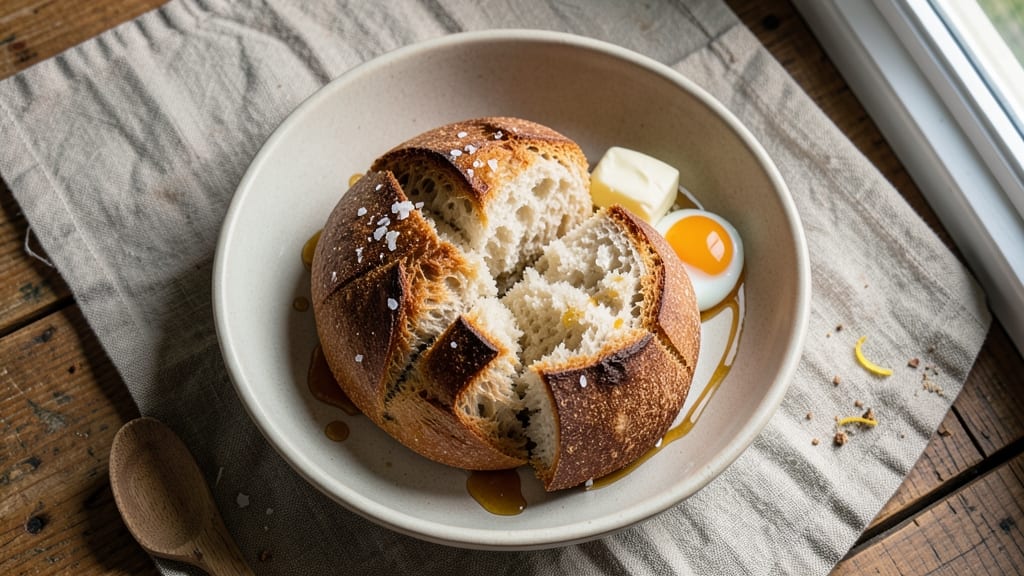 Artisan Bread Recipe Using Active Dry Yeast: Foil-Sealed Rise for Crusty Crumb Perfection