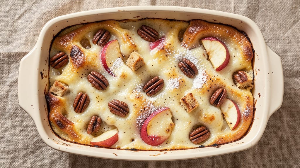 Apple Walnut Bread Pudding Recipe: Warm Spice and Nutty Crunch in One Bite